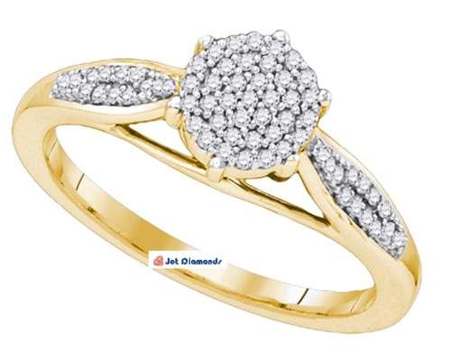**NEW COLLECTION [R31639]** DESIGNER [0.350ct] DIAMOND RING [YELLOW GOLD] - BUY SAFE