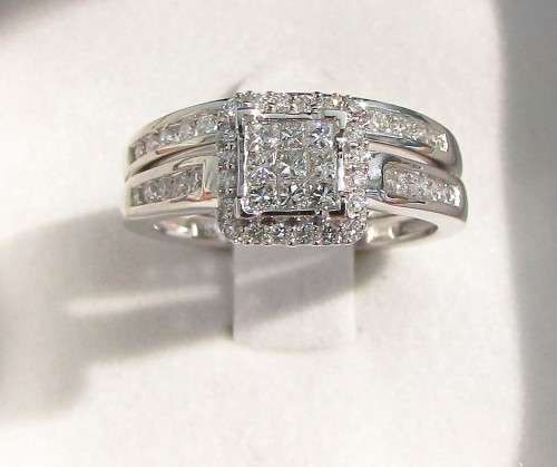 **3/4CT DEAL [R40258]** CHANNEL DESIGN TWINSET [0.700ct] DIAMOND RING + BAND [WHITE GOLD] - BUY SAFE