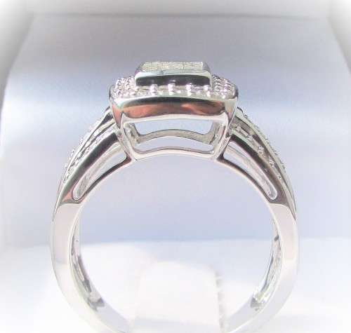 **BRILLIANT BUY [R45042]** 3 ROW DESIGN [1.00ct] DIAMOND RING [WHITE GOLD] - BUY SAFE