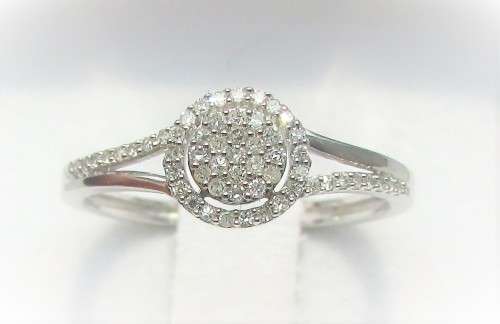 **HALO DESIGN | R28541** DIAMOND | 0.300ct | CLUSTER RING | WHITE GOLD - BUY SAFE
