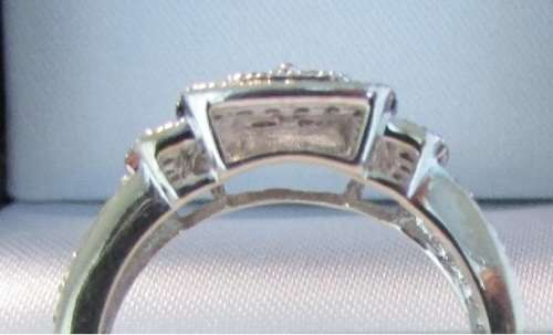 **BRILLIANT VALUE [R31067]** PAVE DESIGN [0.650ct] DIAMOND RING [WHITE GOLD] - BUY SAFE