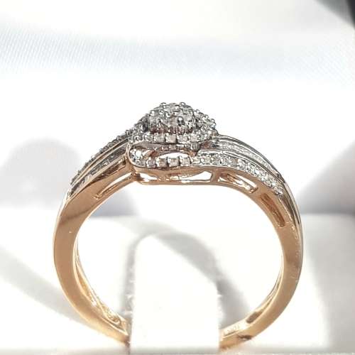 **SUPER SPECIAL | R29856** SWIRL DESIGN | 0.375ct | DIAMOND RING | YELLOW GOLD - BUY SAFE