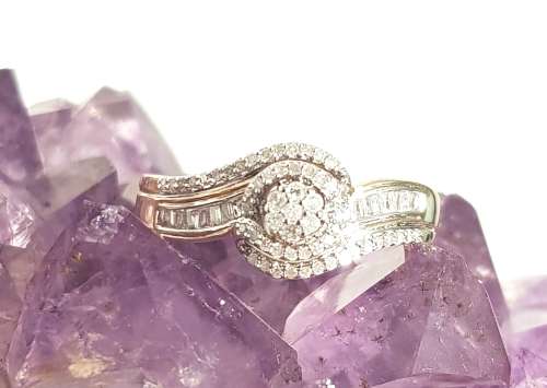 **SUPER SPECIAL | R29856** SWIRL DESIGN | 0.375ct | DIAMOND RING | YELLOW GOLD - BUY SAFE