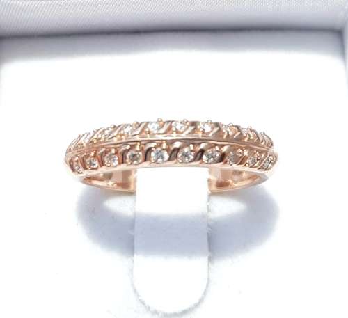 **STUNNING | R27419** DESIGNER PIECE | 0.300ct | DIAMOND BAND | ROSE GOLD - BUY SAFE