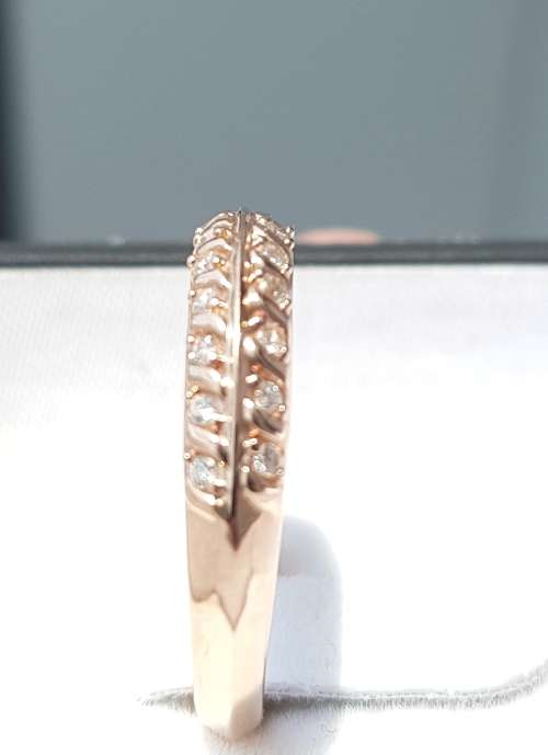 **STUNNING | R27419** DESIGNER PIECE | 0.300ct | DIAMOND BAND | ROSE GOLD - BUY SAFE