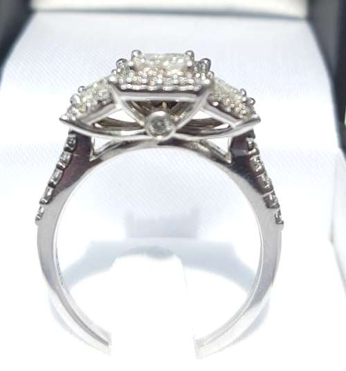 **JAW DROPPING | R60855** TRILOGY DESIGN | 1.250ct | DIAMOND RING | WHITE GOLD - BUY SAFE