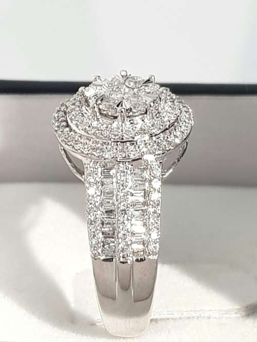 *GREAT CLARITY | R60961* COLOURLESS DIAMONDS |1.00ct| DESIGNER DIAMOND RING | WHITE GOLD -BUY SAFE