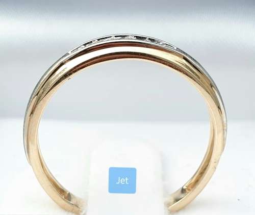 **STACKABLES | R12004** ROUND BRILLIANT CUT | 0.08ct | DIAMOND BAND | YELLOW GOLD - BUY SAFE