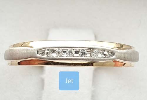 **STACKABLES | R12004** ROUND BRILLIANT CUT | 0.08ct | DIAMOND BAND | YELLOW GOLD - BUY SAFE