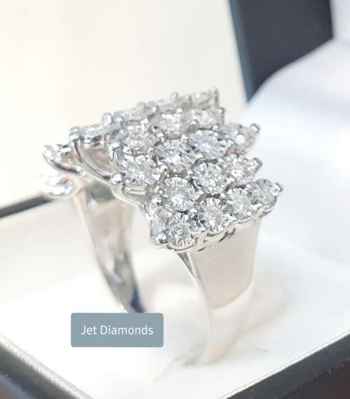 **MASSIVE DEAL | R88327** DESIGNER PIECE | 1.318ct | DIAMOND RING | WHITE GOLD - BUY SAFE