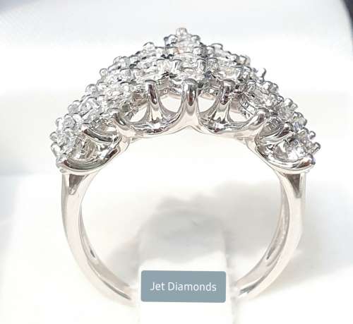 **MASSIVE DEAL | R88327** DESIGNER PIECE | 1.318ct | DIAMOND RING | WHITE GOLD - BUY SAFE