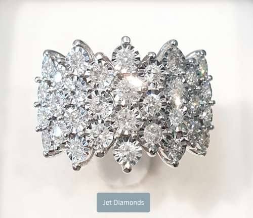 **MASSIVE DEAL | R88327** DESIGNER PIECE | 1.318ct | DIAMOND RING | WHITE GOLD - BUY SAFE