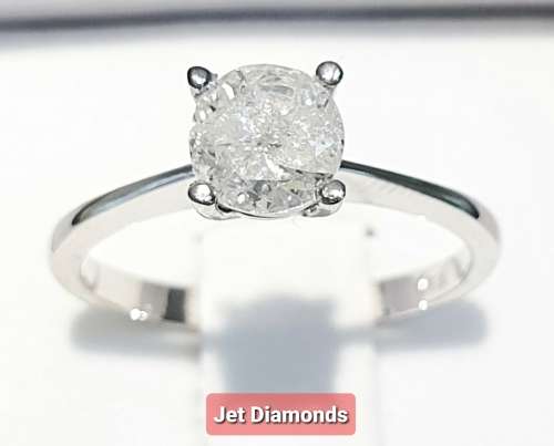 **BARGAIN BUY** OUR FAMOUS 1CT DIAMOND SOLITAIRE | 1.040ct | RING | 18KT WHITE GOLD - BUY SAFE
