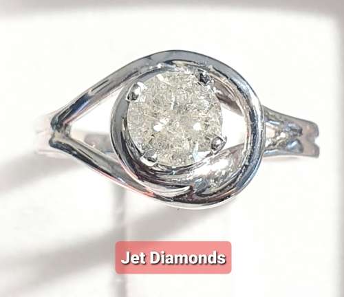 **BARGAIN BUY** ROUND CUT | 0.600ct | DIAMOND SOLITAIRE RING | WHITE GOLD - BUY SAFE