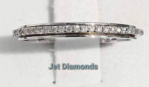 **ONCE-OFF PIECE | R40567** SPINNING DESIGN | 0.400ct | FULL ETERNITY | 18KT WHITE GOLD - BUY SAFE