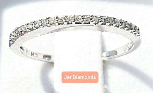 **STACKABLES | R21014** ROUND BRILLIANT CUT | 0.150ct | DIAMOND BAND | WHITE GOLD - BUY SAFE