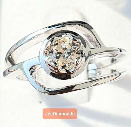 **BARGAIN BUY** ROUND CUT | 0.420ct | DIAMOND SOLITAIRE RING | WHITE GOLD - BUY SAFE