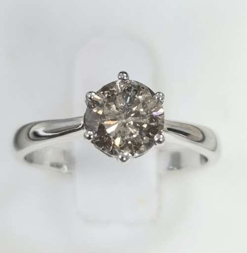 **HUGE DEAL | R92517]** ROUND CUT | 1.040ct | SOLITAIRE DIAMOND RING | 18KT WHITE GOLD - BUY SAFE