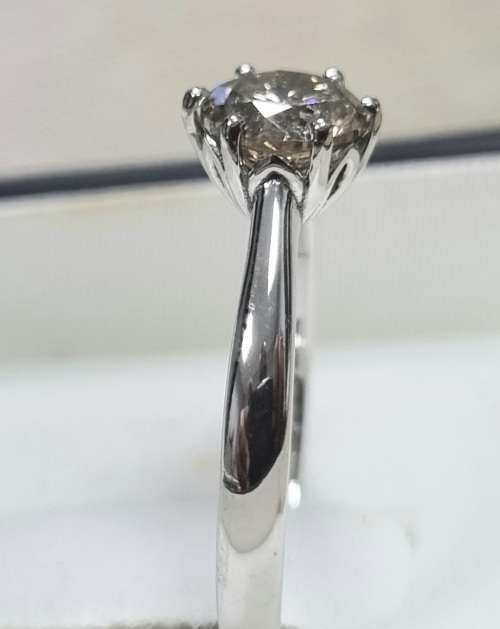 **HUGE DEAL | R92517]** ROUND CUT | 1.040ct | SOLITAIRE DIAMOND RING | 18KT WHITE GOLD - BUY SAFE