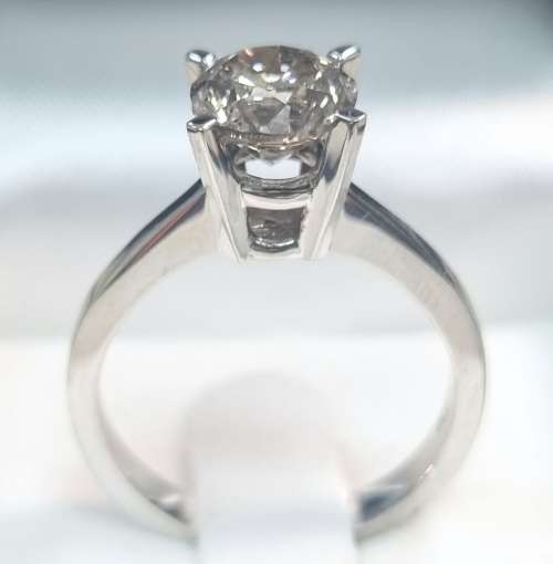 **HUGE BLACK FRIDAY | R212873]** ROUND CUT | 2.037cts | CERTIFIED DIAMOND RING | WHITE GOLD-BUY SAFE