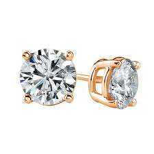 **BARGAIN [R5863]**  [E / VS] DIAMOND [0.12ct] EARRINGS [18KT] YELLOW GOLD -  BUY SAFE