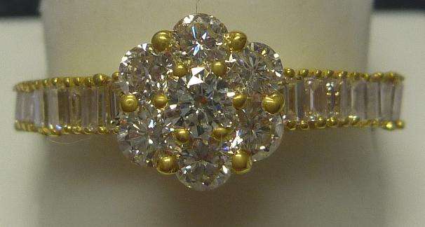 **STUNNING [R29587]** UNIQUE SYLE [0.700ct] DIAMOND RING [18KT YELLOW GOLD] - BUY SAFE