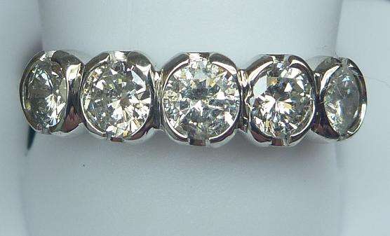 **DROP DEAD GORGEOUS [R40518]** ETERNITY [1.030ct] DIAMOND RING [2.447g] WHITE GOLD - BUY SAFE