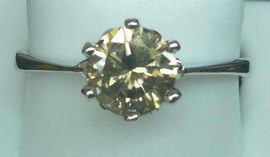 **GOOD BUY [R40021]** OUR FAMOUS 1CT DIAMOND SOLITAIRE RING [1.00CT] WHITE GOLD - BUY SAFE