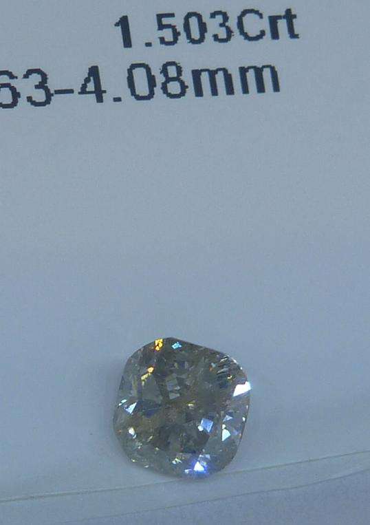 **CERTIFIED** WOW!! MASSIVE [1.503ct] RADIANT CUT DIAMOND @ R1 NO RESERVE - BUY SAFE