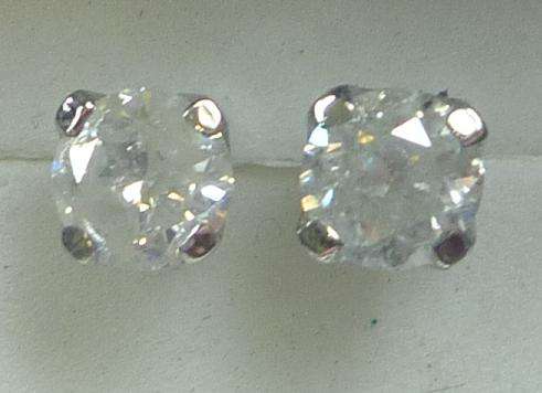 **MASSIVE [R37143]** DESIGNER SPARKLING [1.180ct] DIAMOND EARRINGS [WHITE GOLD] - BUY SAFE