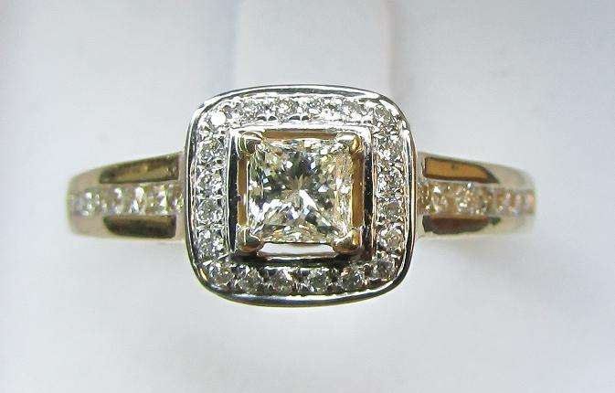 **WOW [R47857]** HIGH QUALITY [1.00ct] DIAMOND RING [4.977g] YELLOW GOLD - BUY SAFE