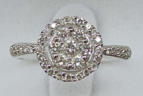 **UNBELIEVABLE SPARKLE [R43076]** INVISIBLE [VS] DIAMOND [0.80ct] RING [2.25g] WHITE GOLD - BUY SAFE