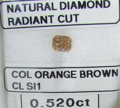 **GORGEOUS DIAMOND** SPARKLING [0.520ct] RADIANT CUT DIAMOND WITH NATURAL COLOUR @ R1 - BUY SAFE