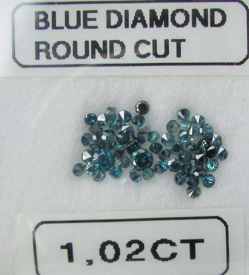 **DAZZLING DIAMONDS** SPARKLING [1.020ct] ROUND CUT [BLUE DIAMONDS]  FROM R1 - BUY SAFE