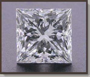 [E / SI1] HIGH QUALITY [0.40cts] BRILL. PRINCESS CUT - BUY SAFE