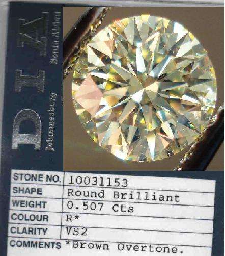 **CERTIFIED** [0.507ct] NATURAL [ VS2 ] ROUND CUT DIAMOND [BUY SAFE]