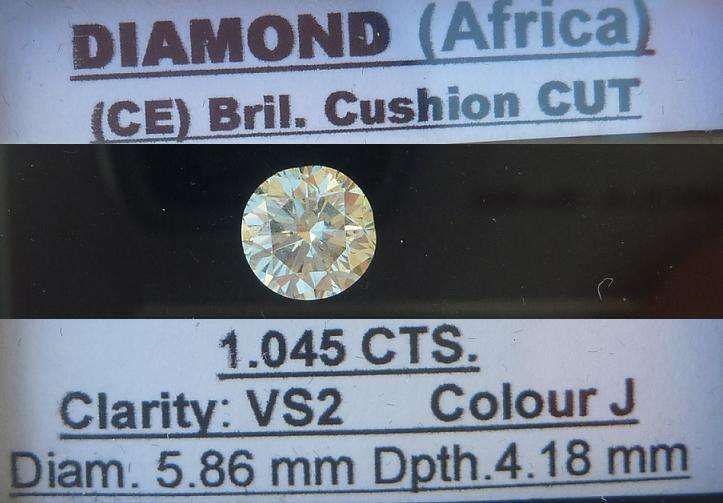 **ULTRA SPARKLY** HIGH QUALITY [1.325ct] ROUND CUT [ J / SI2 ] DIAMOND -  [BUY SAFE]