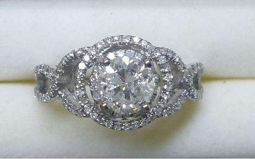 **STUNNING [R32621]** GREAT VALUE [1.520ct] NATURAL DIAMOND RING [3.654g] SOLID WHITE GOLD -BUY SAFE