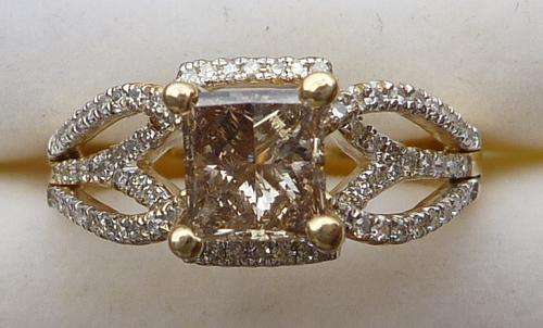 **SPARKLY [R45255]** HIGH QUALITY [1.500ct] DIAMOND RING [4.890g] SOLID YELLOW GOLD - BUY SAFE