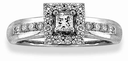 **SUPER SPECIAL [R31258]** HIGH QUALITY [0.500ct] DIAMOND RING [3.432g] WHITE GOLD - BUY SAFE
