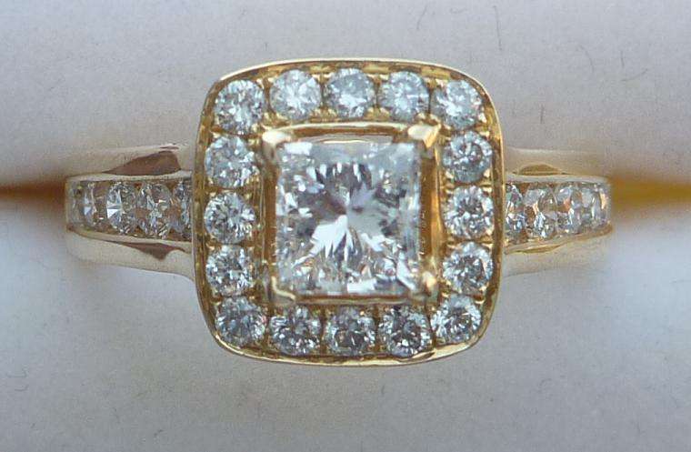 **MAGNIFICENT [R71849]** HIGH [VS] QUALITY [1.500ct] DIAMOND RING [4.662g] YELLOW GOLD - BUY SAFE