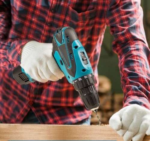 Cordless Rechargeable Lithium-Ion Drill and Screwdriver Set 18V