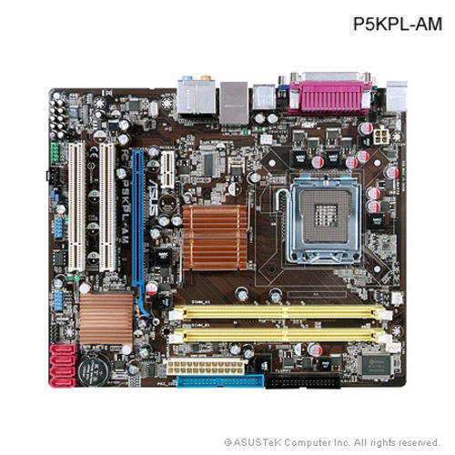ASUS P5KPL-AM SE Intel G31, LGA775, 1600(O.C)FSB Motherboard