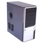 Isonic 2117 ATX PC case with Side Panel Air Guide, Front USB & Audio, & 300W PSU
