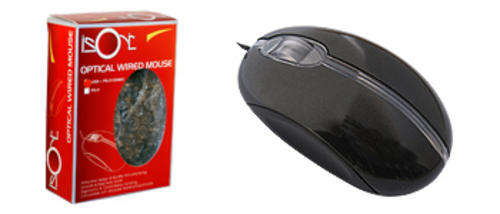ISONIC 3017 OPTICAL MOUSE, USB+PS/2, BLACK