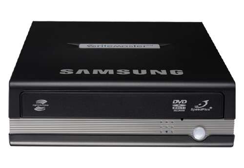 SAMSUNG External DVD Writer 22X +R,8X +R(DL)/+RW,48x CD-R Dual Layer / Lightscribe - Retail Box