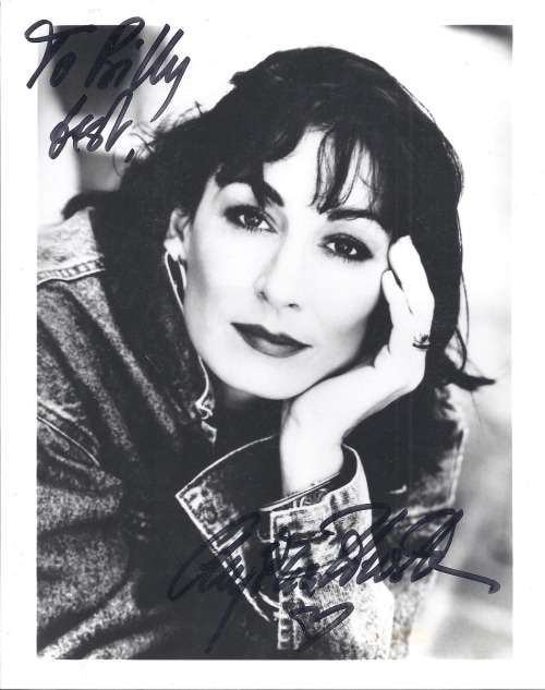 *SIGNED* ANJELICA HUSTON AUTOGRAPHED PHOTO