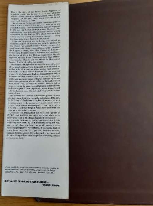 SELOUS SCOUTS: TOP SECRET WAR - LT. COL. RON REID DALY AS TOLD TO PETER STIFF