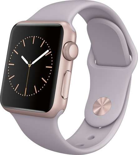 APPLE WATCH 38MM ROSE GOLD WITH LAVENDER STRAP