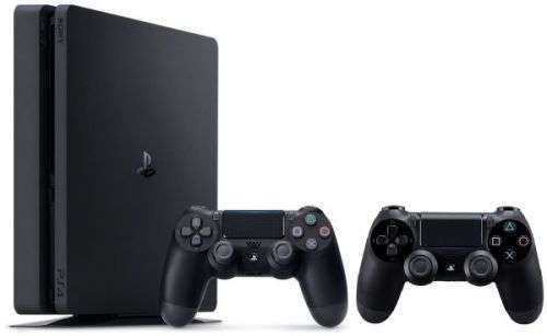 PLAYSTATION 4 SLIM 500GB WITH 2 CONTROLLERS
